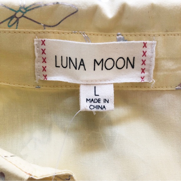 Luna Moon High Low Sleeveless Button Up Dress Size: Large - Picture 9 of 10